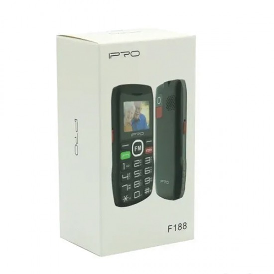 Мобилен телефон IPRO F189+БГ МЕНЮ/2G/32MB+32MB/0.3MP/1.77 инча/800mAh/Фенер/SOS/Dual SIM - Черен Мобилен телефон IPRO F189+БГ МЕНЮ/2G/32MB+32MB/0.3MP/1.77 инча/800mAh/Фенер/SOS/Dual SIM - Черен