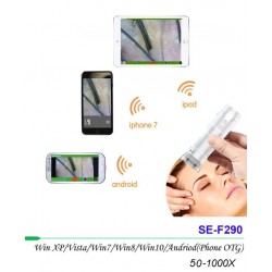 F290 WiFi цифров микроскоп 50-1000X Преносим мини микроскоп запояване на платки