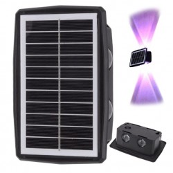 Соларна LED лампа UBX FC-001 – водоустойчива, двупосочна светлина, IP65, 4 цвята