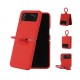 Z15 Silicone case+Пръстен за Samsung Z Flip 4 от 2 части - Червен