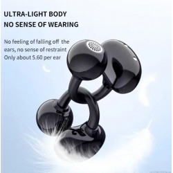 Слушалки G126 FreeClip безжични с кристален звук - Черен