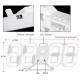 GH8018 Дигитален светещ в РОЗОВО LED часовник / Аларма 