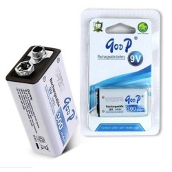 Goop 9V 300mAh HR9V никел-метал-хидрид (Ni-MH) зареждаща се
