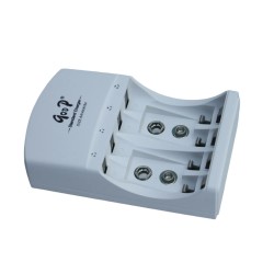 GD-C804HV1 – GOOP Зарядно устройство за батерии AA/AAA и 9V Ni-MH/Ni-CD с 4 независими слота и LED индикатор
