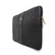 9853 GUESS COMP. SLEEVE PEONY PU 4G & CLASSIC LOGOS STRIPE BLACK 14/15"