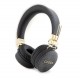 0240 Guess Bluetooth Headphones - 4G Metal Logo - Black and grey