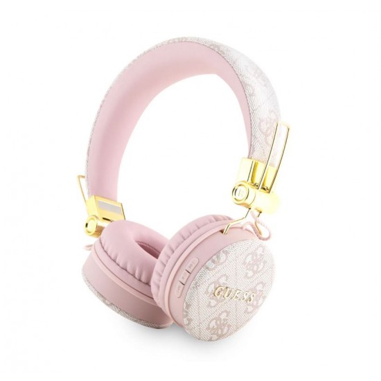 0264 Guess Guess Bluetooth Headphones - 4G Metal Logo - PinkBluetooth-Apple-Roze