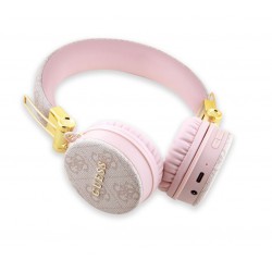 0264 Guess Guess Bluetooth Headphones - 4G Metal Logo - PinkBluetooth-Apple-Roze
