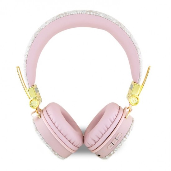 0264 Guess Guess Bluetooth Headphones - 4G Metal Logo - PinkBluetooth-Apple-Roze