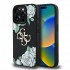 6910 GUESS HC GRAINED PU ROSES AND BIG 4G LOGO BLACK IP15 PRO MAX