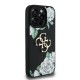 6910 GUESS HC GRAINED PU ROSES AND BIG 4G LOGO BLACK IP15 PRO MAX