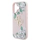 7078 GUESS HC GRAINED PU ROSES AND BIG 4G LOGO PINK IP16