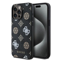 2887 GUESS HC MAGSAFE PU PEONY ON 4G BACKGROUND BLACK IP15 PRO