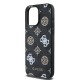 2887 GUESS HC MAGSAFE PU PEONY ON 4G BACKGROUND BLACK IP15 PRO