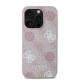 3334 GUESS HC MAGSAFE PU PEONY ON 4G BACKGROUND PINK IP15 PRO