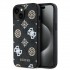 2870 GUESS HC MAGSAFE PU PEONY ON 4G BACKGROUND BLACK IP15
