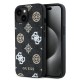 2870 GUESS HC MAGSAFE PU PEONY ON 4G BACKGROUND BLACK IP15