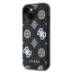 2870 GUESS HC MAGSAFE PU PEONY ON 4G BACKGROUND BLACK IP15