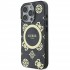9897 GUESS HC MAGSAFE IML PEONY ON 4G BACKGROUND BLACK IP15 PRO MAX