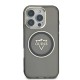 3680 GUESS HC MAGSAFE IML METAL MOUNTAIN LOGO BLACK IP16 PRO