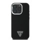 2320 GUESS HC MAGSAFE GRAINED PU TRIANGLE LOGO BLACK IP16 PRO