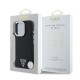 2320 GUESS HC MAGSAFE GRAINED PU TRIANGLE LOGO BLACK IP16 PRO