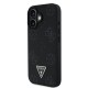 7528 GUESS HC MAGSAFE GRAINED PU HOT STAMP TRIANGLE BLACK IP16