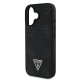 7528 GUESS HC MAGSAFE GRAINED PU HOT STAMP TRIANGLE BLACK IP16