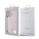 7672 GUESS HC MAG GRAINED PU HOT STAMP PEONY TRIANGLE PINK IP16