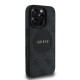 6354 GUESS HC MAGSAFE PU 4G CIRCLE W/ CLASSIC LOGO BLACK IP16 PRO MAX