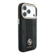 2500 GUESS HC MAGSAFE 4G W/ IP18 PRO PU STRIPE ROUND AND CLASSIC LOGOS BLACK 
