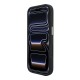 2500 GUESS HC MAGSAFE 4G W/ IP18 PRO PU STRIPE ROUND AND CLASSIC LOGOS BLACK 
