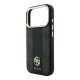 2500 GUESS HC MAGSAFE 4G W/ IP18 PRO PU STRIPE ROUND AND CLASSIC LOGOS BLACK 