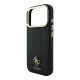3231 GUESS HC MAGSAFE PU IP18 PRO MAX BLACK STRIPE HS PEONY 4G LOGO 