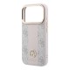 2630 GUESS HC MAGSAFE 4G W/ IP18 PRO MAX PINK PU STRIPE ROUND AND CLASSIC LOGOS 
