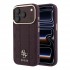 3149 GUESS HC MAGSAFE PU IP18 PRO BURGUNDY  STRIPE HS PEONY 4G LOGO 