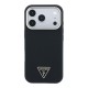 3477 GUESS HC MAGSAFE SW IP18 PRO MAX BLACK PU KEVLAR TRIANGLE LOGO
