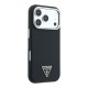 3477 GUESS HC MAGSAFE SW IP18 PRO MAX BLACK PU KEVLAR TRIANGLE LOGO