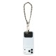 0660 GUESS HDSP PU SAFFIANO CHAIN STRAP W/ 4G CHARM PINK