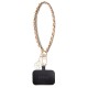 0660 GUESS HDSP PU SAFFIANO CHAIN STRAP W/ 4G CHARM PINK