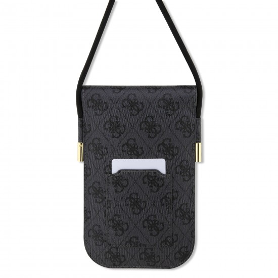 7671 GUESS WALLET 4G CORD SCRIPT BLACK