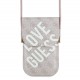 0028 GUESS WALLET LOVE GUESS PRINT ON 4G W/CORD PINK