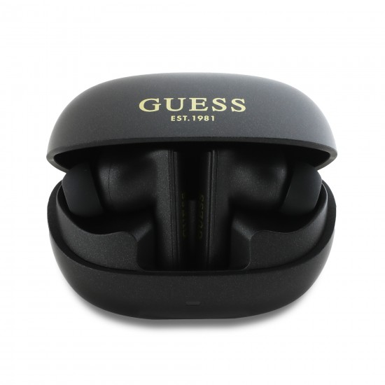 9044 GUESS TWS ANC/ENC CAPSULE CLASSIC PRINTED LOGO  BLACK