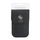 9693 GUESS PHONE POUCH PEONY PU W/ 4G & CLASSIC LOGOS STRIPE WITH STRAP BLACK