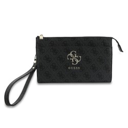 9801 GUESS PHONE POUCH 4G PU BIG 4G LOGO BLACK