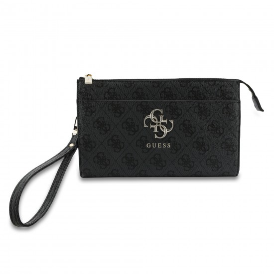 9801 GUESS PHONE POUCH 4G PU BIG 4G LOGO BLACK