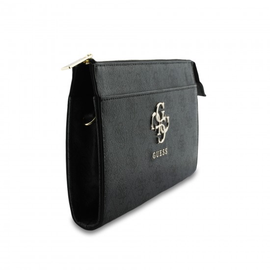 9801 GUESS PHONE POUCH 4G PU BIG 4G LOGO BLACK