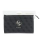 9801 GUESS PHONE POUCH 4G PU BIG 4G LOGO BLACK