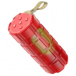 HC7 HOCO Безжичен високоговорител+LED "Pleasant спортен" - Червен