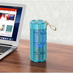 HC7 HOCO Безжичен високоговорител+LED 'Pleasant спортен' - Син